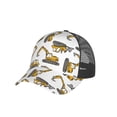 thumbnail image 7 of Picia Funny Excavator Pattern Trucker Hat,Baseball Cap,Sun Protection Cap,Stylish Headwear,Leisure Cap,Outdoor Sports Cap, 7 of 7
