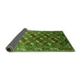 thumbnail image 2 of Ahgly Company Indoor Square Oriental Green Industrial Area Rugs, 7' Square, 2 of 4