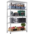 thumbnail image 1 of Storage Shelves Wire Shelving Heavy Duty Metal Storage Shelving Unit Adjustable Garage Shelving Rack Pantry Kitchen, 1 of 6