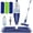 Dark Blue, variant on Microfiber Spray Mops for Floors Cleaning: Wet Dry Mop Hardwood Floor Mops