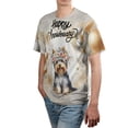 thumbnail image 4 of Happy Anniversary Yorkshire Terrier Celebrates Wedding Love Family Party All Over Print 3D Shirt Unisex Merch Yorkie Dog Lover Gifts - 01015, 4 of 6