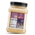 thumbnail image 5 of Rani White Basmati Rice Low GI (Glycemic Index) Extra Long Aged, Ideal for Diabetics, 32oz (2lbs) 908g PET Jar~ All Natural | Gluten Free | Vegan | Indian Origin | Export Quality, 5 of 7