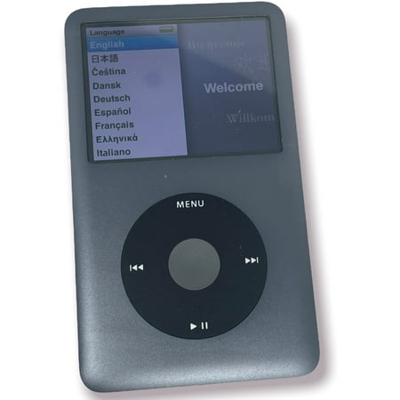 Pre-Owned Apple 7th Generation iPod 120GB Black Classic |MP3 Audio/Video Player | (Good Condition)