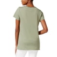 thumbnail image 2 of Jamie & Layla Womens Live Love Shine Graphic T-Shirt, Green, Medium, 2 of 2