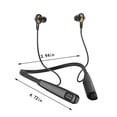 thumbnail image 3 of Auriculares inalámbricos deportivos magnéticos Txmfgh Bluetooth 5.3 con baja latencia, sonido HD y batería de larga duración para correr y usar en la oficina., 3 of 8