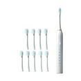 thumbnail image 2 of Byujiro Electric Toothbrush with 10 Brush Heads 6 Cleaning Modes Upgraded Toothbrush Longer Life Faster Charging, 2 of 8