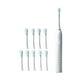 thumbnail image 2 of Xihbxyly Cepillo de Dientes Eléctrico, 10 Cabezales de Repuesto, 6 Modos de Limpieza, Carga Rápida, Resistencia Al Agua Ipx7, Limpieza Profunda de Manchas, Batería de Larga Duración, 8 Horas de Carga, 2 of 7