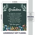 thumbnail image 5 of Gifts for Grandma Blanket, Grandma Gifts on Birthday, Grandparents Day, Present for Grandmother from Granddaughter, We Love You Cozy Throw Blankets 50" x 60", 5 of 6