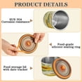 thumbnail image 5 of 17OZ Food Storage Can - Keep Coffee Tea Flour & More Fresh - Ideal for Cereal Nuts & Pet Food Vintage Faded Sunflowers, 5 of 9