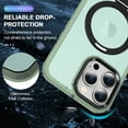 thumbnail image 5 of iPhone 14 Pro Max Rugged Case Magnetic, Compatible with Magsafe & Accessories Invisible Stand Heavy Duty Protective Shockproof Anti-Scratch Bumper Phone Case for Apple iPhone 14 Pro Max, Lightgreen, 5 of 6