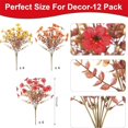 thumbnail image 4 of Ltdhehe Flowers For Home Violet Plastic Realistic Floral Arrangement Centerpiece Living Room, 4 of 5