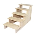 thumbnail image 2 of KLKCMS Wood Display Riser Collectibles Display Stand for Ornaments Crafts Apartment 5 Layer 20cm, 2 of 9