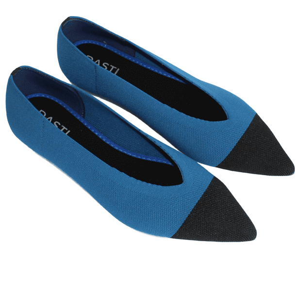 Old Navy Women Loafers Pointed Flats for Women - Flat Shoes for Women - Loafers Shoes Knitted Washable Zapatos de Mujer Comfort - Casual Womens Shoes - Teacher Shoes (Blue w Black Size 10,5) - Walmart.com