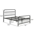 thumbnail image 4 of Queen Size Metal Platform Bed Frame, No Spring Box Needed, 4 of 7