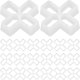 thumbnail image 1 of FELTECHELECTR 100 espaciadores de cubierta de 10 mm para sistema de nivelación de baldosas, espaciadores de baldosas cuadrados de plástico., 1 of 6