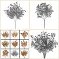 thumbnail image 4 of Xiao Hua Plantas artificiales, hojas artificiales que simulan arbustos, ideal para decoración de jardín, bodas, festivales, mesas y macetas - Juego de 2 (espigas doradas), 4 of 5