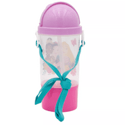 ZAK Disney Princess Rock N Sip Snack Canteen Water Bottle with Strap 13oz