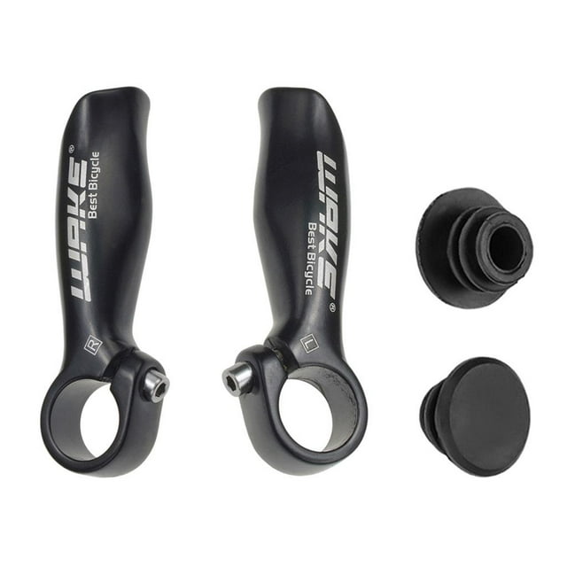 2 Pcs Mountain Bike Handlebar Ends Handle Bar Ends Cycling Accessories - Black