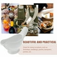 thumbnail image 7 of ACDANC Ceramic Gravy Boats Porcelain Saucier Sauce Boats Seasoning Storage Container, 7 of 7