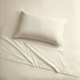 thumbnail image 2 of Brielle Home Flannel Sheet Set 100% Cotton with Elastic Deep Pockets, Queen, Cream, 2 of 3