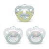 NUK Orthodontic Pacifiers, 3 Pack, 0-6 Months, Unisex