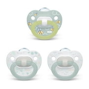 Angle View: NUK Orthodontic Pacifiers, 3 Pack, 0-6 Months, Unisex