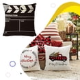 thumbnail image 4 of Matsuzay Funda de almohada con subtítulos de película Retro, funda de cojín con letras y patrón de cine de lino de primera calidad, tamaño Decoración del hogar TYPE3, 4 of 6