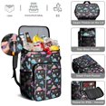 thumbnail image 5 of Travel Cooler Bag - Black Cartoon Dinosaurs Eggs Stars Pattern Camping Beer Cooler Backpack with Bottle Opener- Waterproof Insulated Picnic Backpacks - Cooler Bag for Beach, 5 of 6