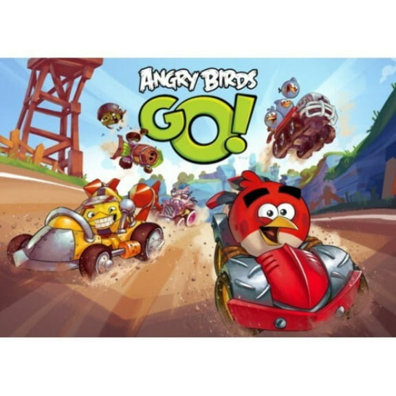 17" ANGRY BIRDS GO Balloon  Party Supplies Decorations Foil Mylar Balloon
