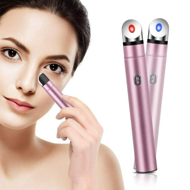 Hot and Cold Eye Massager, Eye Facial Massager Wand with 42℃ Heated