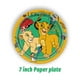 thumbnail image 4 of Disney El Rey León Simba decoraciones de fiesta de cumpleaños, vasos de papel, platos, globos, mantel, pancarta para niños, decoración de fiesta, 4 of 4