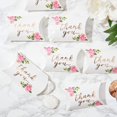 thumbnail image 4 of Wedding Pillow Boxes, Rose Gold Foil Thank You Party Favors (5.15 x 1.35 In, 100 Pack), 4 of 7