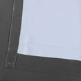 thumbnail image 6 of Half Price Drapes Arrowhead Grey Faux Dupioni Silk Blackout Curtains for Bedrooms(1 Panel),50WX 108L, 6 of 6