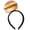 hamburger, variant on Funny Hamburger Shape Headwear Comfortable Headpiece with Realistic Sandwich for Theme Event