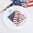 thumbnail image 4 of Yhmxh Independence Day Party Supplies, American Flag Disposable Napkins, Day 4th of July Independence Day Decorations, Patriotic Party Ornaments for Veterans Day Election Day, 4 of 6