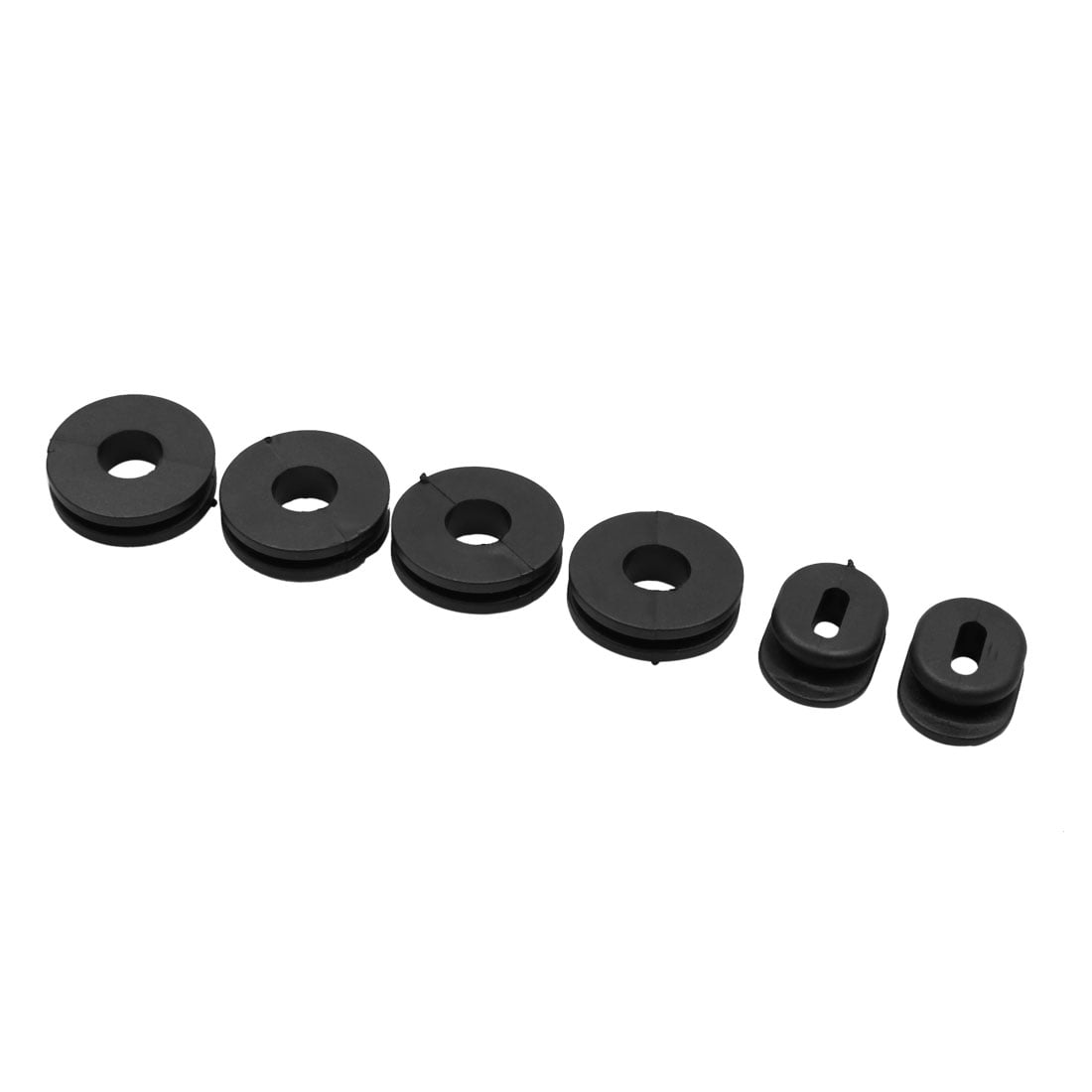 uxcell Side Cover Grommet Single Side Rubber Washer for Motorcycle 2Set 