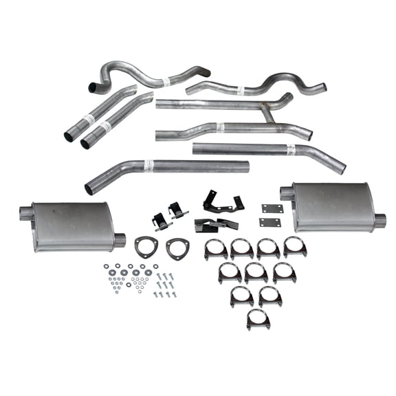Thrush 89023 Exhaust System Kit Fits select: 1970 CHEVROLET MALIBU, 1966-1969 CHEVROLET CHEVELLE
