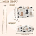 thumbnail image 4 of FORMRS Women Crossbody Purse with Chain Strap Vegan Leather Shoulder Handbag, Cute Cartoon Cats, 4 of 7