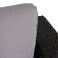 thumbnail image 3 of Noble House Santa Rosa 5 Piece Outdoor Wicker Sectional Sofa Set in Gray, 3 of 29