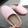 thumbnail image 5 of Vedolay House Slippers Warm Knit Bootie Slippers Comfy Boots House Shoes Red,39, 5 of 5