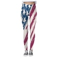 thumbnail image 3 of Pimfylm Yoga Pants Flare for Women's American 4Th of July Leggings(Red,XL), 3 of 6