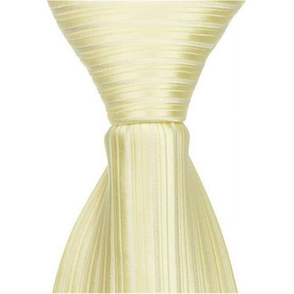 Matching Tie Guy 2722 Y1 - 11 in. Zipper Necktie - Yellow- 24 Month to 4T