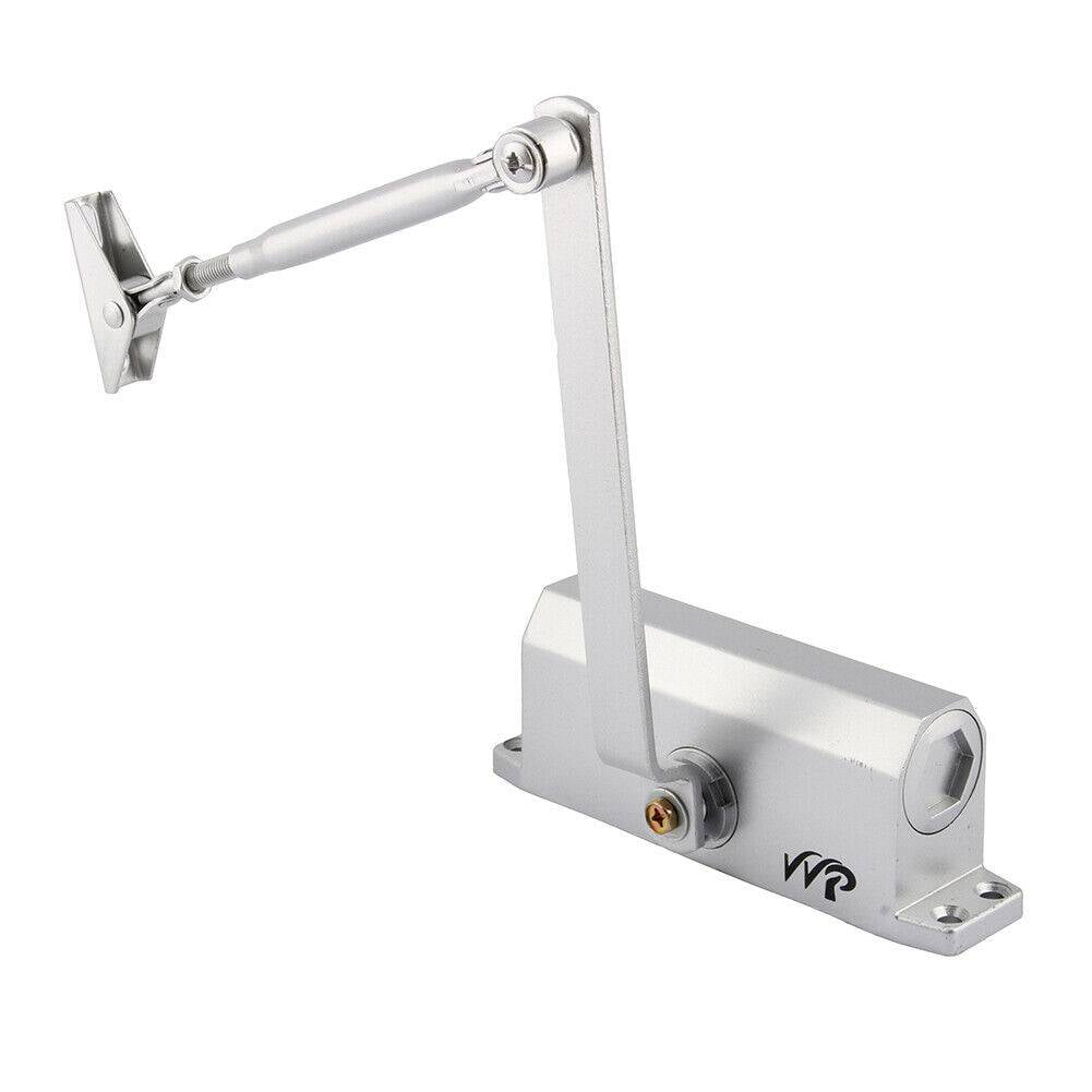 2×Two Independent Valves Control Aluminum Commercial Door Closer Sweep 45-65KG 