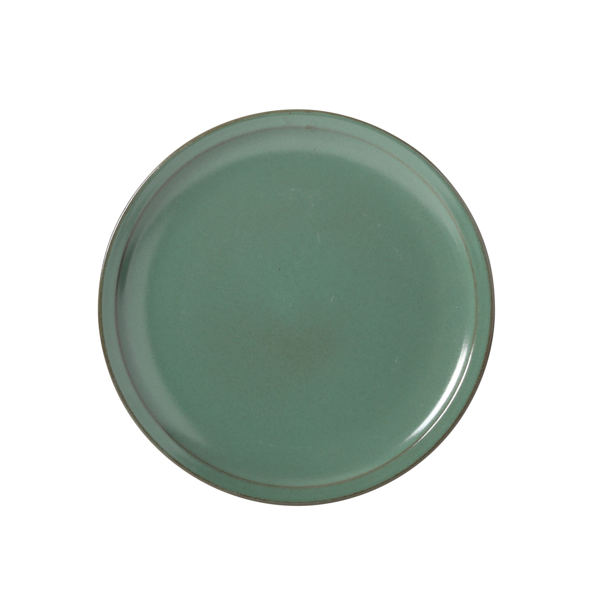 Gibson Elite Beckett Stoneware Matte Reactive Glaze 16 Piece (Service for 4) Plates and Bowls Dinnerware Set - Green