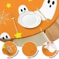 thumbnail image 4 of Elastic Halloween Round Table Cover - 52 Inch Stretch Tablecloth for Kitchen Dining Party, Fade Resistant Material, 4 of 6