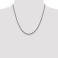 thumbnail image 5 of Avariah Diamonds 14K White Gold 4.5mm Semi-Solid 3-Wire Wheat with Lobster Lock Chain - 20", 5 of 8