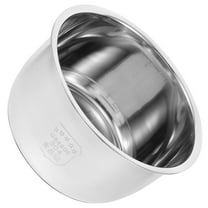 Supvox Cuckoo Inner Pot Replacement Rice Cooker Stainless Steel Inner Pot Silver 1Pcs