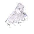 thumbnail image 2 of 10 piezas de gel de poliéster de construcción rápida para puntas de uñas, clip de plástico transparente, extensión de dedo, UV LED, clip de extensión de dedo, clips para puntas de uñas para construcción rápida, herramienta de manicura DIY ER, 2 of 5