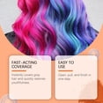 thumbnail image 3 of Almohadillas exfoliantes de cúrcuma para el cabello temporal para niñas, niños y adultos, tinte lavable para el cabello, maquillaje para eventos deportivos, Halloween, Navidad, cumpleaños, cosplay, fe, 3 of 8