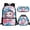 Axolotl Astronaut Blue Pink, variant on Jeiento Cowboy Highland Cow School Backpack for Boys with Lunch Box 3 Piece Girls Primary School Bookbag Set Insulated Lunch Bag Cute Pencil Case 5th Grade Schoolbag with Lunchbox